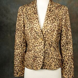 Lena Gabrielle, New York, Leopard Blazer, Size 4